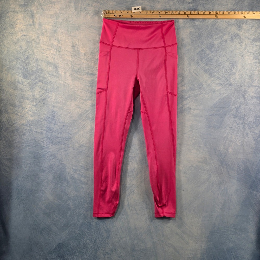Victorias Secret Pink Heart Seam High Waist Leggings with Pockets XS 24 Inseam